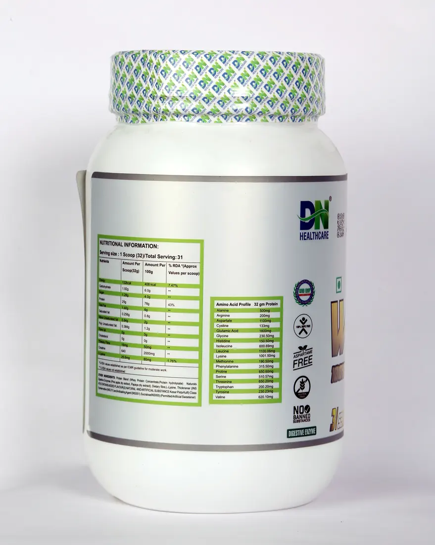 Pure Whey Kesar Pista Kulfi Nutrition Facts